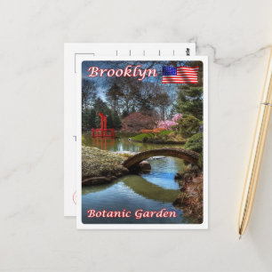 Cartão Postal Cidade de Nova York - Jardim Botânico de Brooklyn 