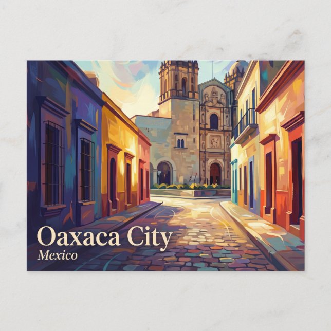Cartão Postal Cidade de Oaxaca México (Frente)