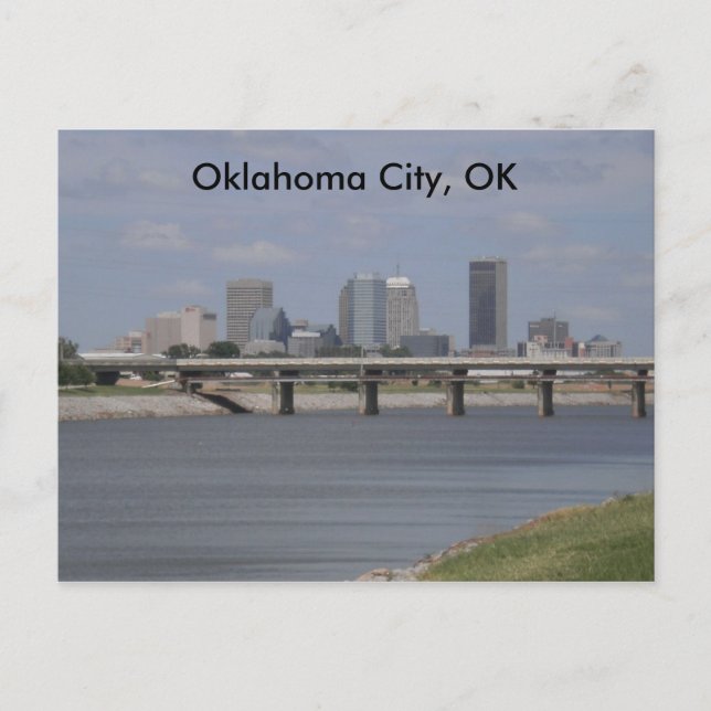Cartão Postal Cidade de Oklahoma, OK (Frente)