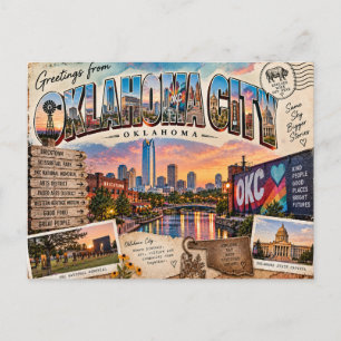 Cartão Postal Cidade de Oklahoma, OK