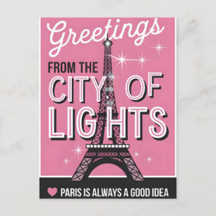 Cartão Postal cidade de Paris