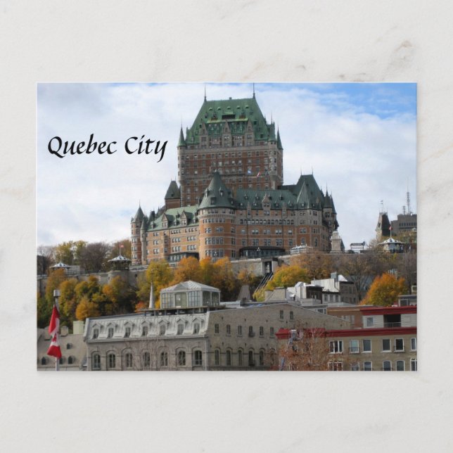 Cartão Postal Cidade de Quebec (Frente)