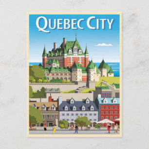 Cartão Postal Cidade de Quebec - Canadá