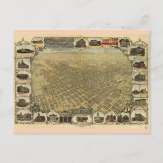 Cartão Postal Cidade de San José, Califórnia, em 1901