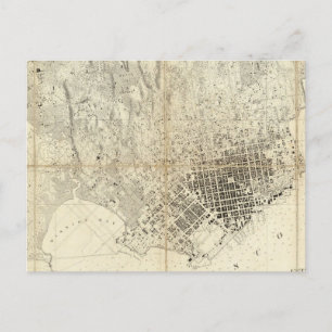 Cartão Postal Cidade De São Francisco E Sua Próxima, Califórn