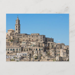 Cartão Postal Cidade de Sassi di Matera na Itália