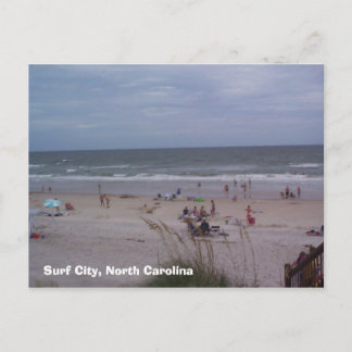Cartão Postal Cidade de surf, Carolina do Norte