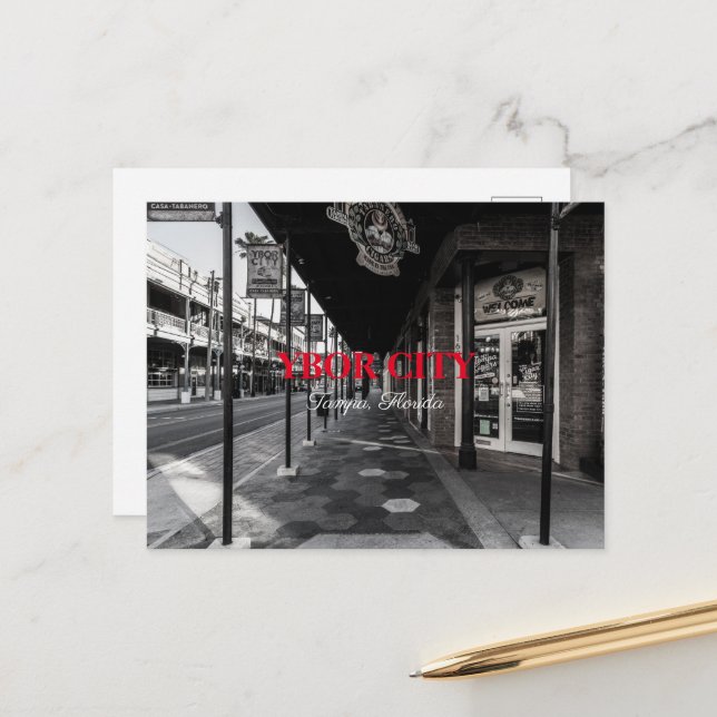 Cartão Postal Cidade de Ybor  (Frente/Verso In Situ)