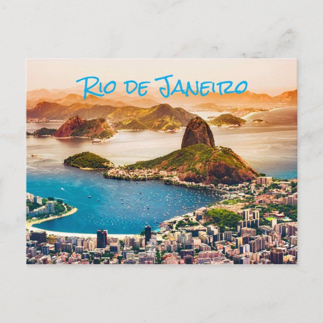 Cartão Postal Cidade do Brasil do Rio de Janeiro (Frente)