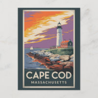 Cidade do Cabo de Massachusetts Ilustração Viagem 