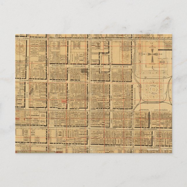 Cartão Postal Cidade do México 3 (Frente)