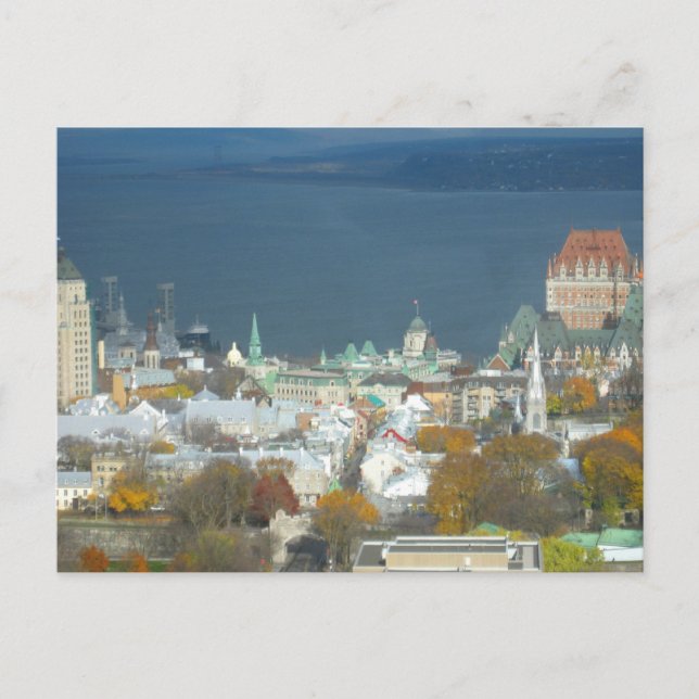 Cartão Postal Cidade do Quebec - Canadá (Frente)