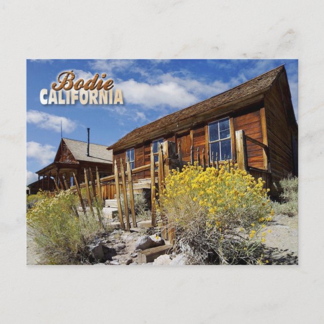 Cartão Postal Cidade Fantasma de Bodie, Califórnia (Frente)