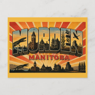 Cartão Postal Cidade Festival de Morden Manitoba