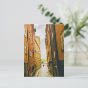 Cartão Postal Cidade histórica antiga, Gamla Stan, Estocolmo, Su