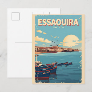 Cartão Postal CIDADE HISTÓRICA DE ESSAOUIRA, MARROCOS, viagem