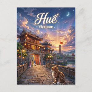 Cartão Postal Cidade Imperial de Huế Vietnam