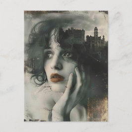 Cartão Postal Cidade na minha Mulher Mente