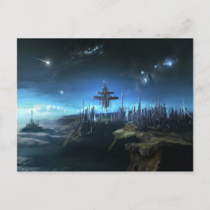 Cartão Postal Cidade nas Nuvens