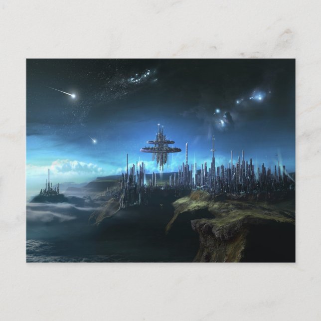 Cartão Postal Cidade nas Nuvens (Frente)