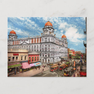 Cartão Postal Cidade - NY - A Grande Central de 1900, de curta d