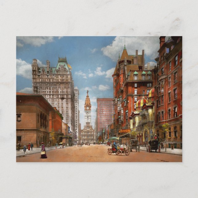 Cartão Postal Cidade - PA Filadélfia - Rua Estranha 1905 (Frente)