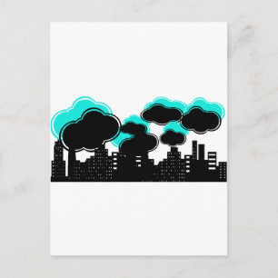 Cartão Postal Cidade Pequena Estranha