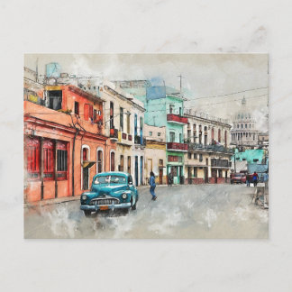 Cartão Postal Cidade Pequena Simples