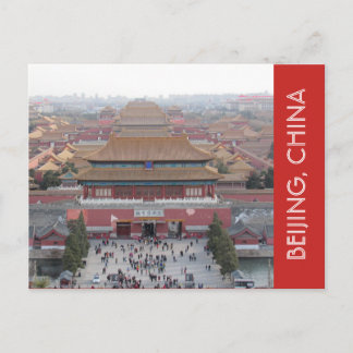 Cartão Postal cidade proibida pequing china