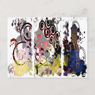 Cartão Postal Cidade Pulverizada