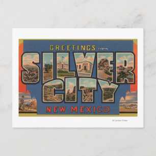 Cartão Postal Cidade Silber, Novo México - Cenas Largas