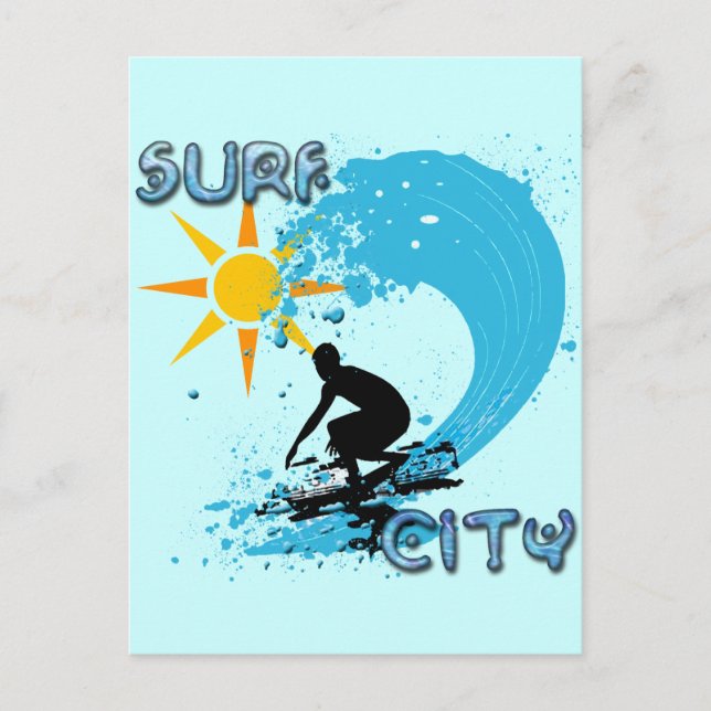 Cartão Postal CIDADE surf (Frente)