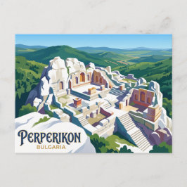 Cartão Postal Cidade Trácia Antiga de Perperikon Bulgária