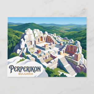 Cartão Postal Cidade Trácia Antiga de Perperikon Bulgária