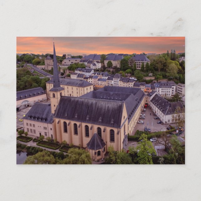 Cartão Postal Cidade Velha de Luxemburgo (Frente)