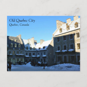 Cartão Postal Cidade Velha do Quebec, Quebec, Canadá