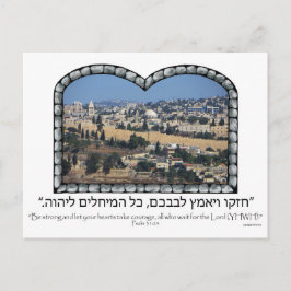 Cartão Postal Cidade velha Jerusalem