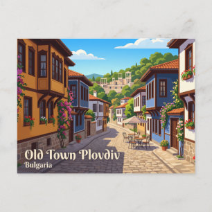 Cartão Postal Cidade Velha Plovdiv Bulgária