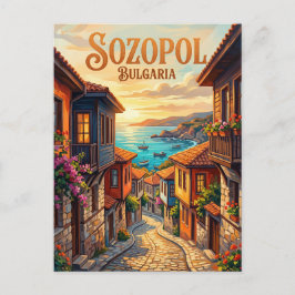 Cartão Postal Cidade Velha, Sozopol Bulgária