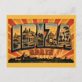 Cartão Postal Cidadela Dalt Vila Ibiza Espanha