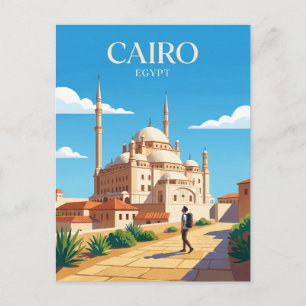 Cartão Postal Cidadela de Saladino Egito