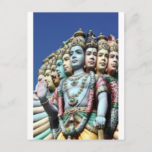 Cartão Postal Cidades hindus Sri Srinivasa Templo Perumal