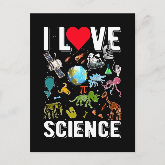 Cartão Postal Ciência Astrologia Matemática Física Química Biolo (Frente)