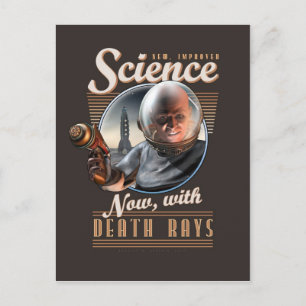 Cartão Postal Ciência Nova E Melhorada: Agora Com Raios Da Morte