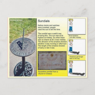 Cartão Postal Ciência, Sombras e Sundiais