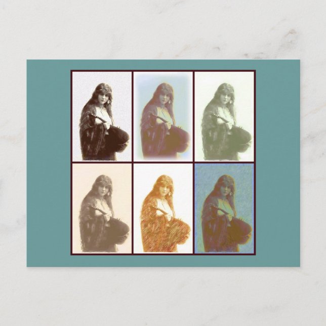 Cartão Postal Ciganos 6 postais (Frente)