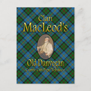 Cartão Postal Cigarro Dunvegan Pipe do Clan MacLeod