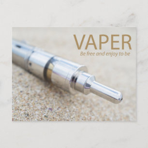 Cartão Postal Cigarro eletrônico e vape