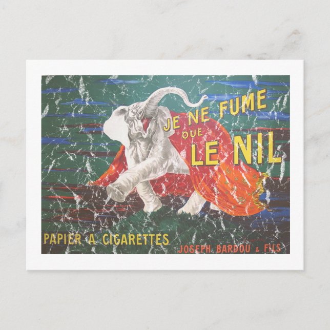 Cartão Postal Cigarros elefantes-1900 - aflitos (Frente)