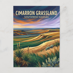 Cartão Postal Cimarron National Grassland EUA